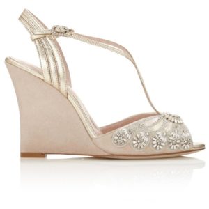 Brautschuhe Keilabsatz