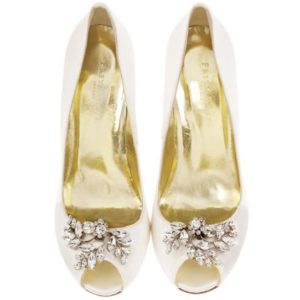 Peep-Toe-Brautschuhe