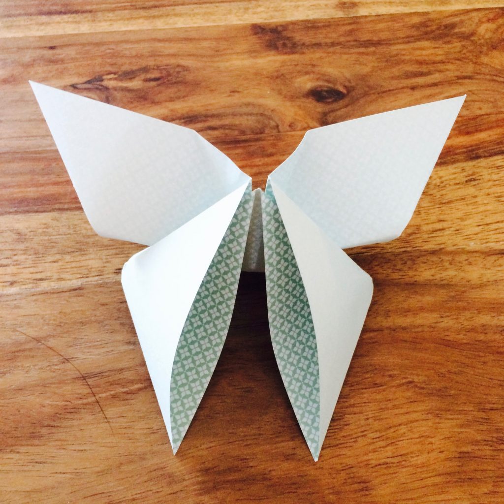 Origamischmetterling Tutorial