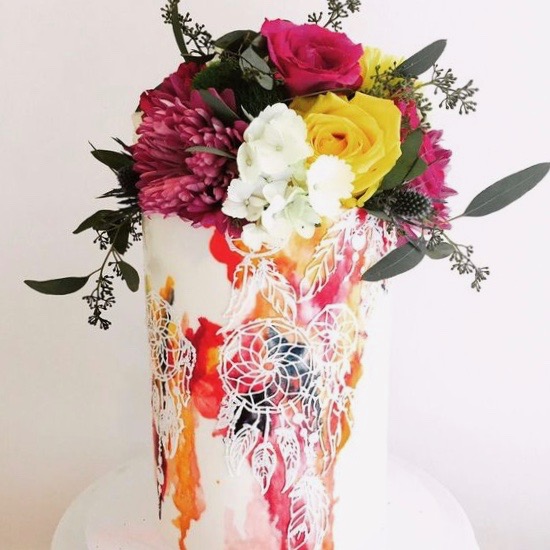 Watercolor Cake