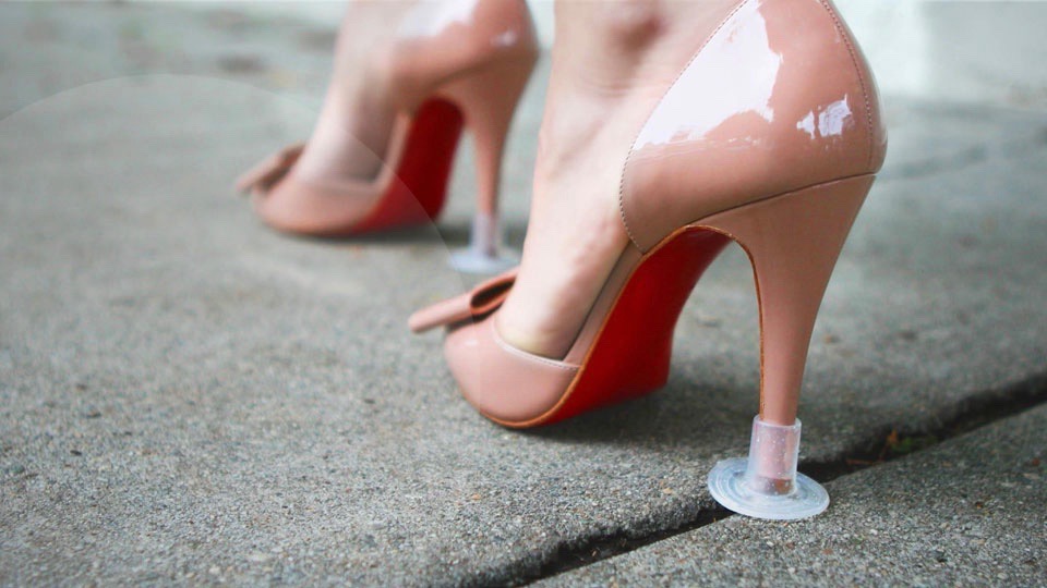 Stilettos Sommerhochzeit Absatzschutz